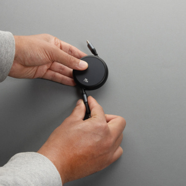 Logo trade reklaamkingitused foto: Terra RCS alumiiniumist sissetõmmatav 240W 2-in-1 kaabel