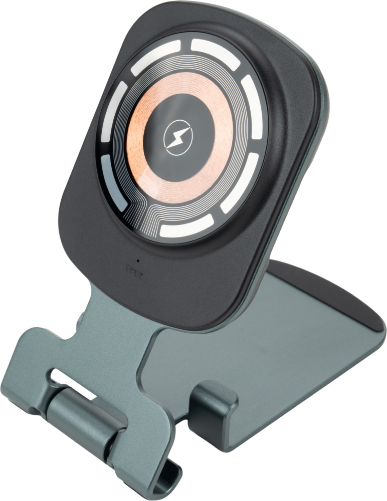 Logo trade firmakingitused foto: Telefonihoidik koos juhtmevaba laadijaga