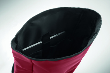 Logotrade reklaamtoote foto: BANGKOK rullikeeratav sülearvuti seljakott 600D