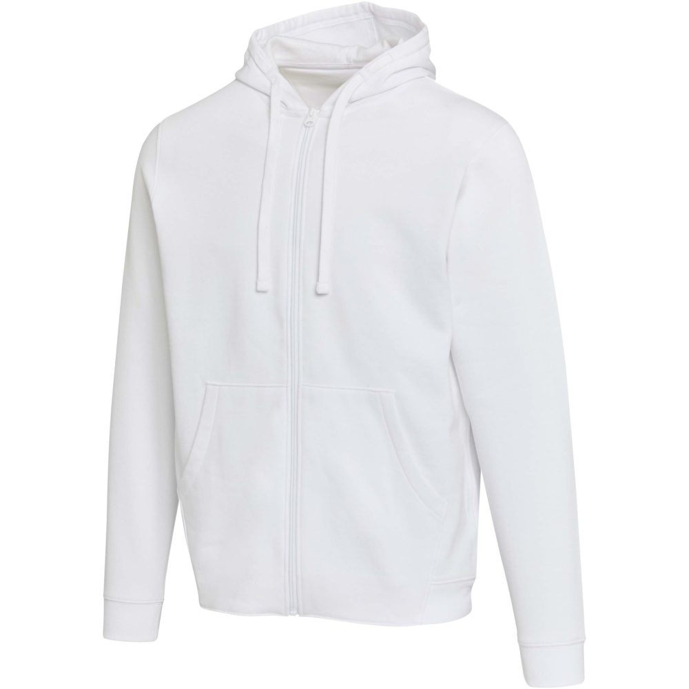 Logotrade meene foto: Jasper 280 g/m² unisex OCS orgaanilisest taaskasutatud materjalist kapuutsiga dressipluus