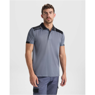 Logotrade ärikingid pilt: Samurai 160 g/m2 unisex antibakteriaalne lühikeste varrukatega polosärk