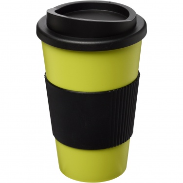 Logo trade mainostuote kuva: Americano® 350 ml eristetty muki oterenkaalla