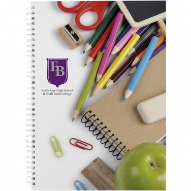 Logo trade mainostuotet tuotekuva: Wire-O A4 -muistikirja, kova kansi