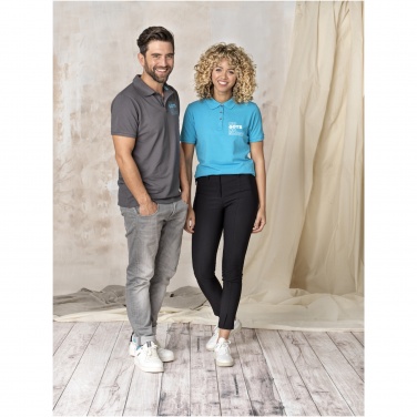 Logo trade mainoslahja ja liikelahja tuotekuva: Beryl short sleeve men's organic recycled polo