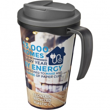 Logo trade mainoslahjat tuotekuva: Brite-Americano® Grande 350 ml muki, läikyttämätön kansi