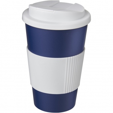Logotrade liikelahja tuotekuva: Americano® 350 ml muki, läikyttämätön kansi, grippi