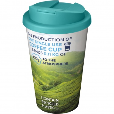 Logo trade mainoslahja ja liikelahja tuotekuva: Brite-Americano® 350 ml muki, läikyttämätön kansi
