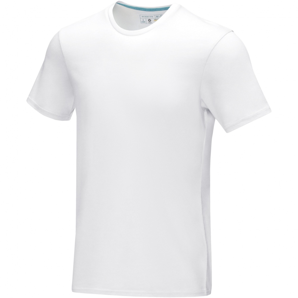 Logo trade mainoslahjat tuotekuva: Azurite short sleeve men’s organic t-shirt