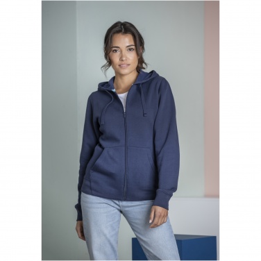 Logo trade mainoslahja ja liikelahja tuotekuva: Ruby women’s organic recycled full zip hoodie