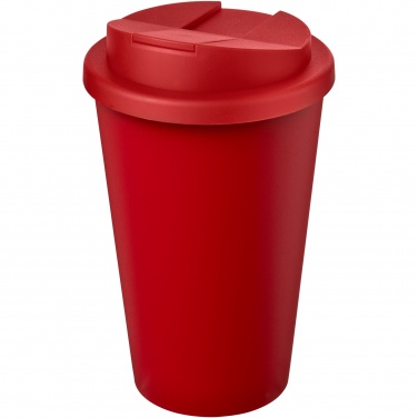 Logotrade mainostuote tuotekuva: Americano® Eco 350 ml kierrätysmuki läikkymättömällä kannella