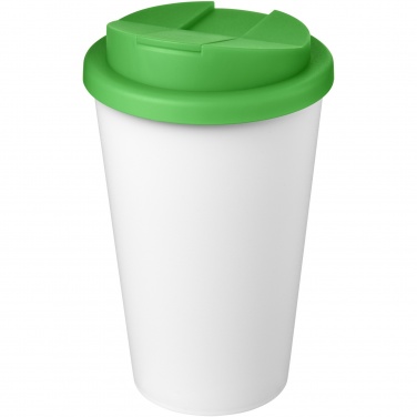 Logo trade liikelahja mainoslahja tuotekuva: Americano® Eco 350 ml kierrätysmuki läikkymättömällä kannella
