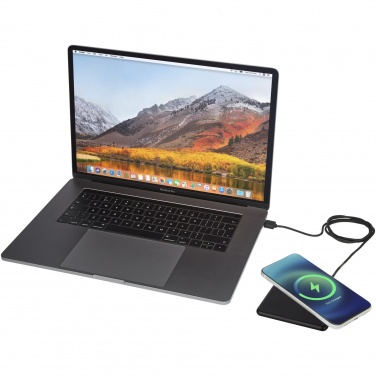 Logotrade liikelahjat kuva: Loop 10 W:n langaton latausalusta, kierrätettyä muovia