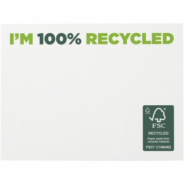 Logo trade mainoslahja ja liikelahja tuotekuva: Sticky-Mate®kierrätetyt tarralaput 100 x 75 mm