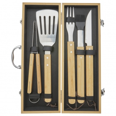 Logotrade mainoslahja tuotekuva: Churras 5-osainen grillausvälinesetti
