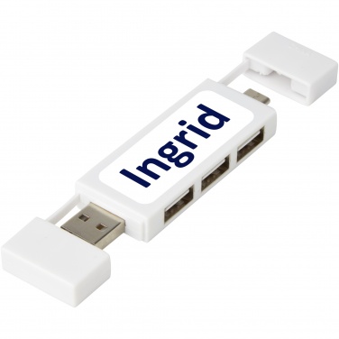 Logo trade liikelahjat mainoslahjat kuva: Mulan Kaksois USB 2.0 -hubi