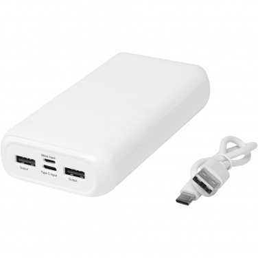 Logo trade liikelahja mainoslahja tuotekuva: Electro 20 000 mAh:n varavirtalähde kierrätetystä muovista 