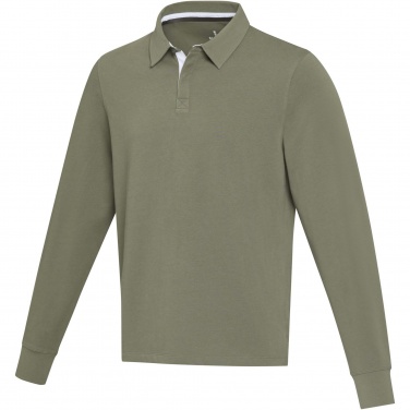 Logotrade liikelahjat mainoslahjat tuotekuva: Clyde unisex organic rugby polo sweatshirt