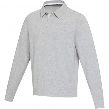 Logo trade mainoslahja kuva: Clyde unisex organic rugby polo sweatshirt