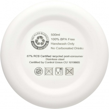 Logo trade mainostuote kuva: Spring 500 ml:n RCS-sertifioitu kierrätetty teräs kuparivakuumieristetty pullo