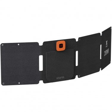 Logo trade mainoslahjat ja liikelahjat kuva: Xtorm XR2S28 SolarBooster 28 W:n taitettava aurinkopaneeli