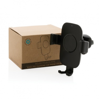 Logo trade liikelahjat mainoslahjat kuva: RCS 10W puhelinpidike autoon langattomalla latauksella