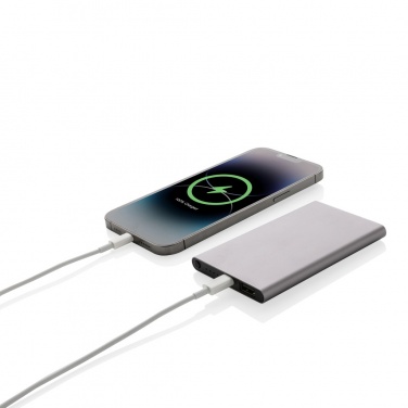 Logo trade mainoslahjat ja liikelahjat kuva: 4000mAh virtapankki USB-C:llä RCS muovista/alumiinista