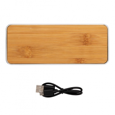 Logo trade mainoslahja ja liikelahja tuotekuva: Langaton Nevada-bambukaiutin 3 W