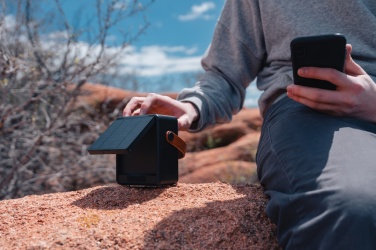 Logotrade mainoslahja tuotekuva: Skywave aurinkovoimakaiutin 12W RCS kierrätetystä muovista