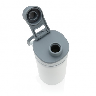 Logo trade mainoslahja ja liikelahja tuotekuva: Sporttinen tyhjiöpullo ruostumattomasta teräksestä, 550ml