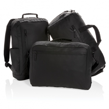 Logotrade liikelahja mainoslahja kuva: Musta PVC-vapaa 15,6"" Fashion-laptopreppu