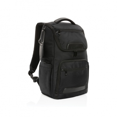 Logotrade liikelahjat mainoslahjat tuotekuva: Swiss Peak AWARE™ RPET Voyager 15.6" reppu kannettavalle