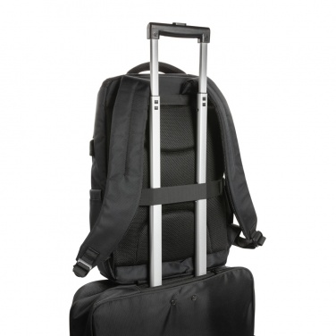 Logo trade mainoslahjat tuotekuva: Swiss Peak AWARE™ RPET Voyager 15.6" reppu kannettavalle