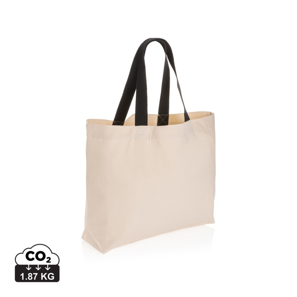 Logotrade liikelahja mainoslahja kuva: Impact Aware™ 240 gsm rcanvas iso ostoskassi värjäämätön
