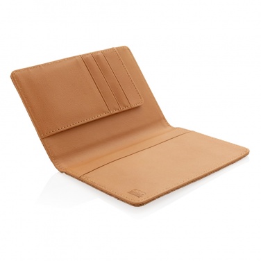 Logotrade mainoslahja ja liikelahja kuva: RFID-suojattu passitasku korkista