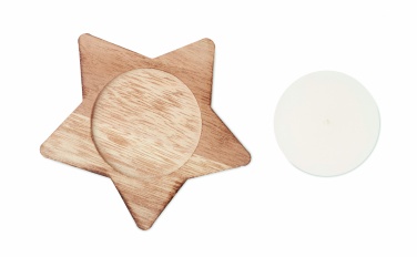 Logo trade mainoslahja ja liikelahja tuotekuva: Kynttilänalunen ja kynttilä