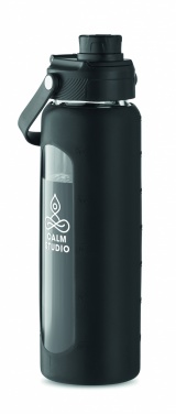 Logotrade liikelahjat kuva: Lasipullo hylsyllä 750 ml