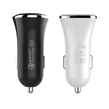 Logo trade mainoslahjat ja liikelahjat kuva: Autolaturi (Qualcomm Quick Charge 3.0)