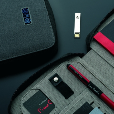 Logo trade mainoslahjat tuotekuva: Kansio A5 ja virtapankki 4000 mAh SORBONNE Pierre Cardin