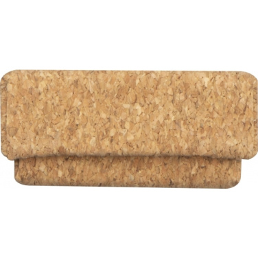 Logo trade mainostuote kuva: Kierrekuulakynä metallia ja korkkia LILLEHAMMER