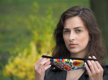 Logotrade mainoslahja ja liikelahja kuva: MARS PRO puuvillanaamari (koko M), jossa on tasku ja HEPA-suodatin. 1380165