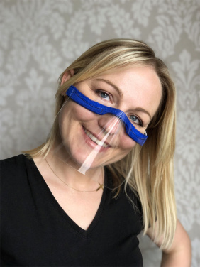 Logotrade mainoslahjat ja liikelahjat tuotekuva: KALIPSO kasvosuoja - läpinäkyvä maski suulle ja nenälle 1447162
