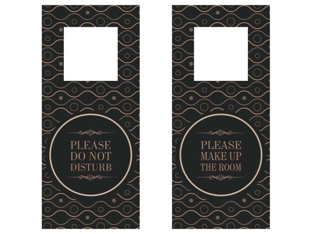 Logo trade liikelahja mainoslahja tuotekuva: Hotellin oviripustin 1110117