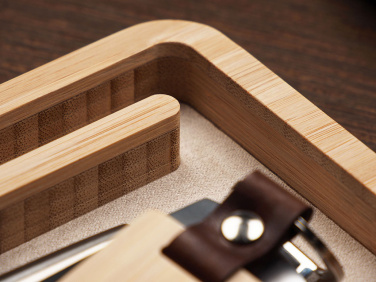 Logo trade liikelahja kuva: Puinen työpöydän järjestäjä 1818292