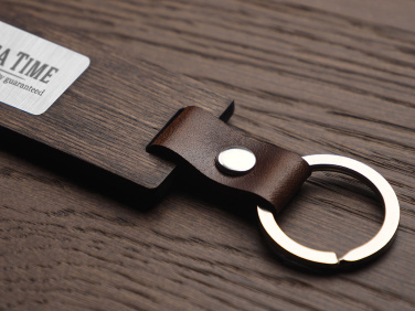 Logotrade mainostuote tuotekuva: Puinen avaimenperä 1853121