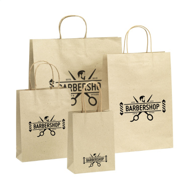 Logotrade liikelahjat kuva: Leaf It Bag kierrätetty ruohopaperi (120 g/m²) S