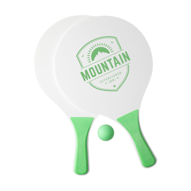 Logo trade liikelahjat mainoslahjat kuva: BeachTennis rantapeli