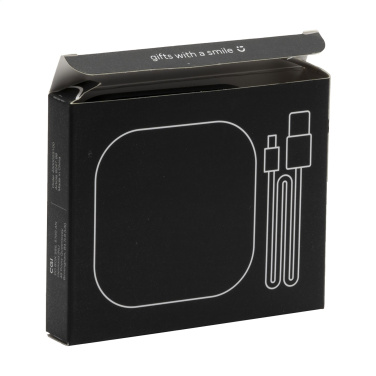 Logo trade mainoslahja kuva: Langaton bambulaturi 15W