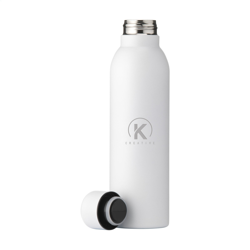 Logo trade liikelahja mainoslahja tuotekuva: Helios RCS kierrätysteräspullo 470 ml