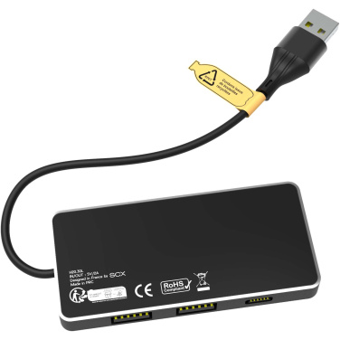Logo trade liikelahjat mainoslahjat kuva: SCX.design H20 8-in-1-USB-hubi kahdella tulolla ja 6 portilla