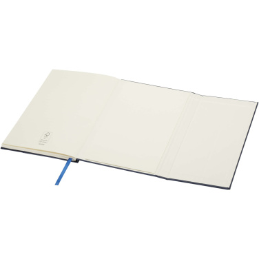 Logotrade mainoslahjat kuva: Alejandra kierrätetystä muovista valmistettu sidottu kovakantinen A5-muistikirja